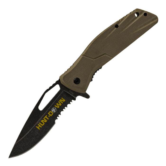Huntdown Camo Color Foldable Pocket Knife