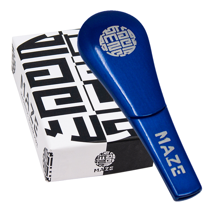 Blue Maze Magnetic Slider Pipe 4 inches