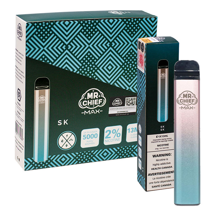 Mr Chief Max Sk 5000 Puffs Disposable Vape Ct 5