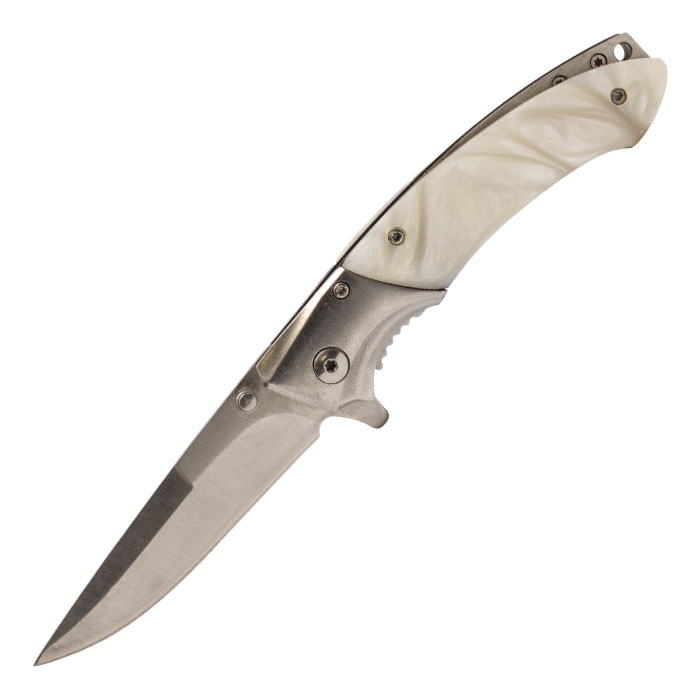 Marble Handle Razor Tactical Survival Knife