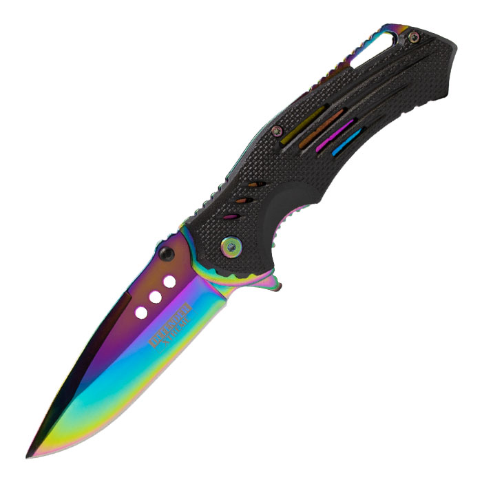 Rainbow Defender Xtreme Foldable Pocket Knife