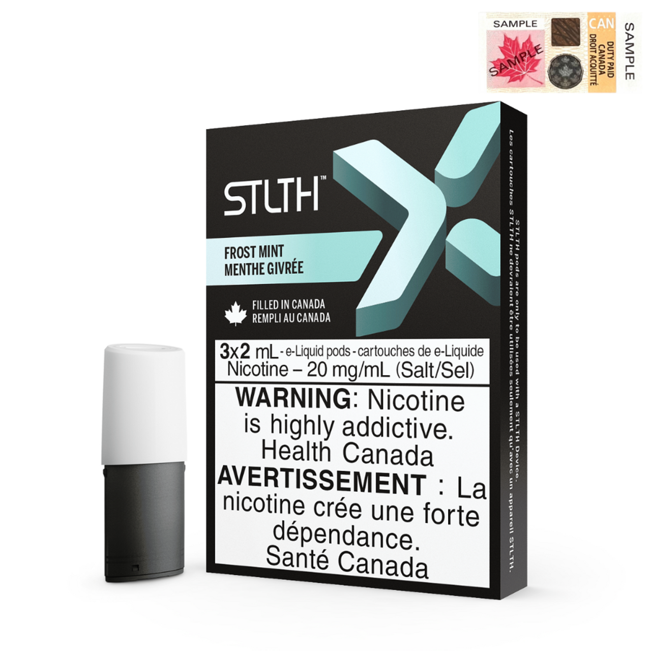 Frost Mint (Stamped) STLTH X Pods Pack of 3 - B.C. Compliance