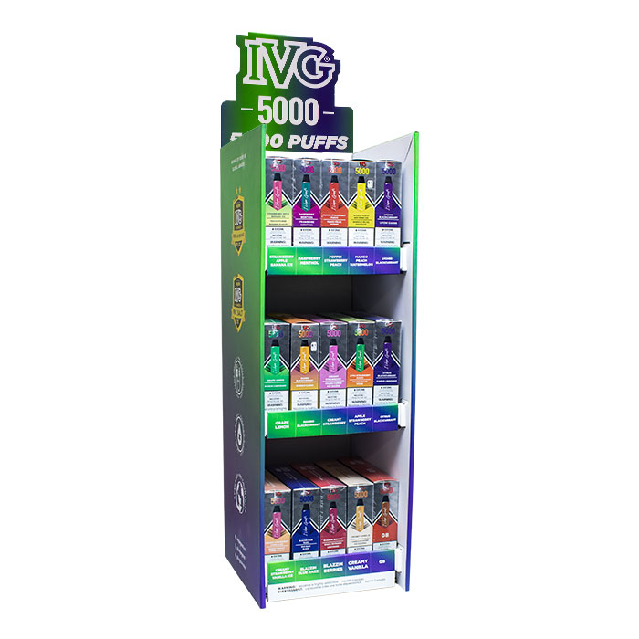 IVG Bundle Display of 15 Different Flavors 5000 Puffs Disposable Vape
