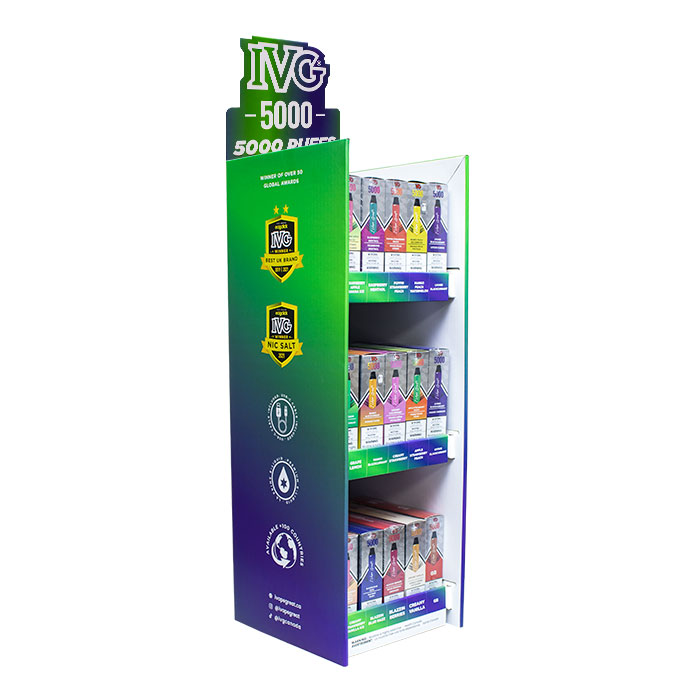 IVG Bundle Display of 15 Different Flavors 5000 Puffs Disposable Vape