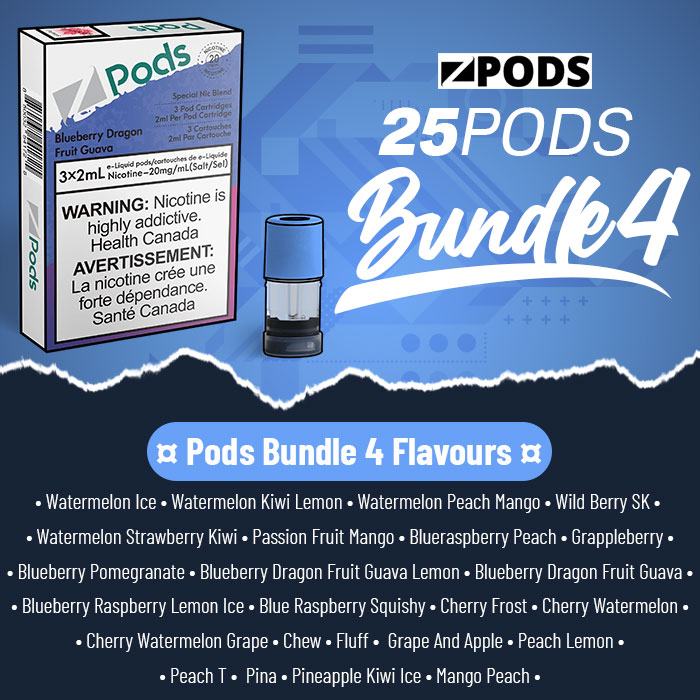 (Stamped) Z Pods Mixed Flavours Bundle Display of 25