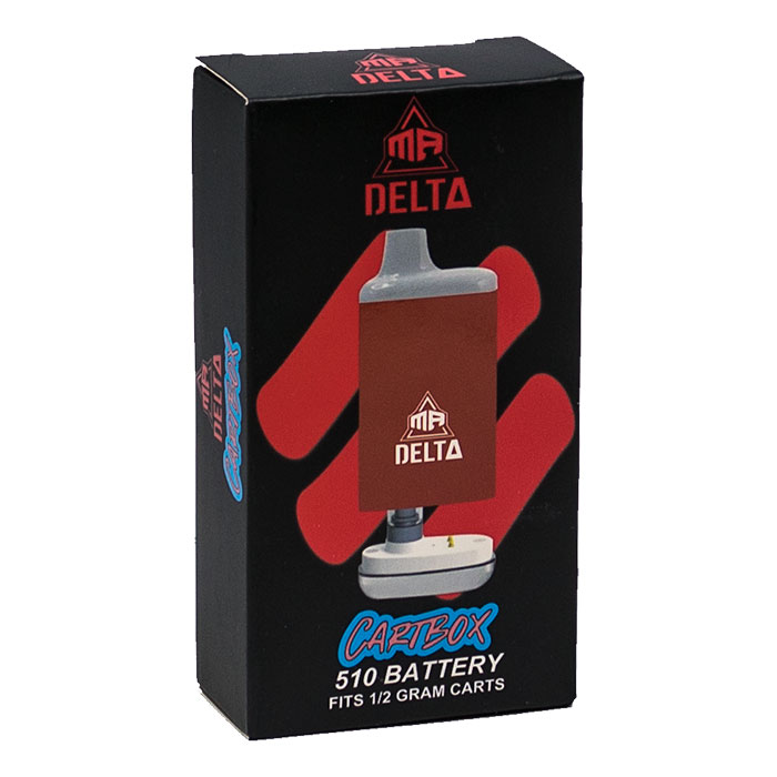 Red Mr Delta 510 Battery Cartbox Fits Upto 2 Gram Carts Ct 6