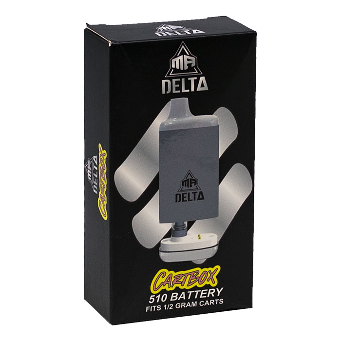 Grey Mr Delta 510 Battery Cartbox Fits Upto 2 Gram Carts Ct 6