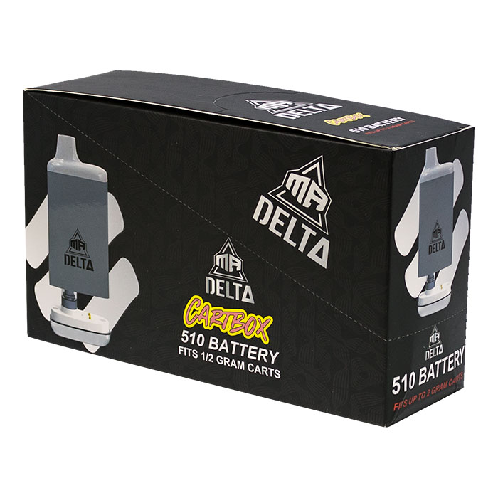 Grey Mr Delta 510 Battery Cartbox Fits Upto 2 Gram Carts Ct 6