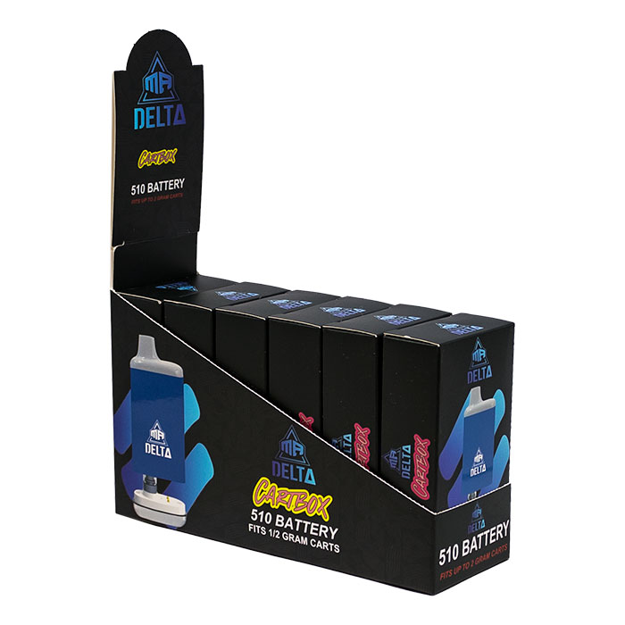 Blue Mr Delta 510 Battery Cartbox Fits Upto 2 Gram Carts Ct 6