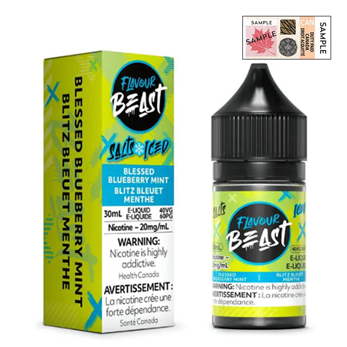 Blessed Blueberry Mint Flavour Beast E-Juice