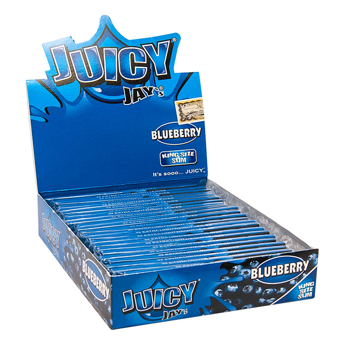 Juicy Jay Rolling Paper Blueberry King Size Ct 24