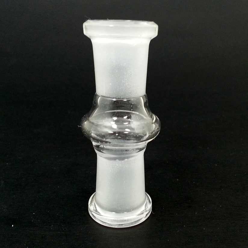 PLAIN GLASS FEMALE GLASS ADAPTER 19MM TO 19MM
