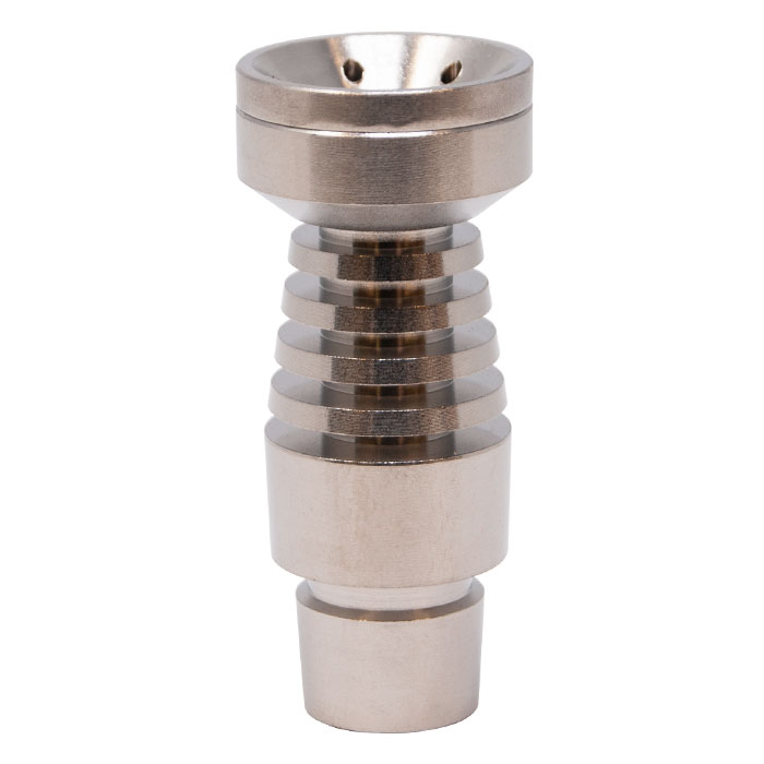 DOMELESS TITANIUM NAIL WITH BOWL AND MALE JOINT 14MM AND 19MM