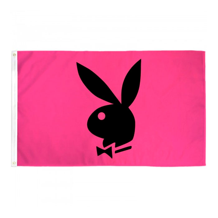 Pink Play Boy Flag