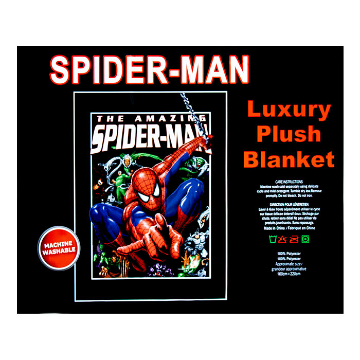 Spider Man Twin Size Plush Blanket