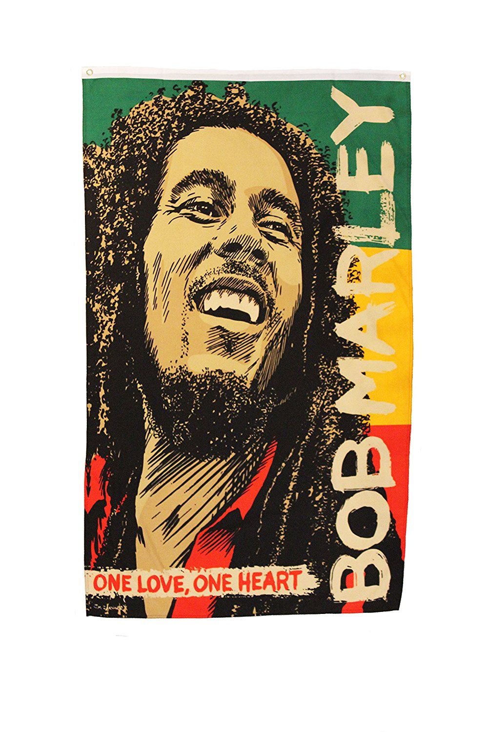 BOB MARLEY ONE LOVE ONE HEART FLAG