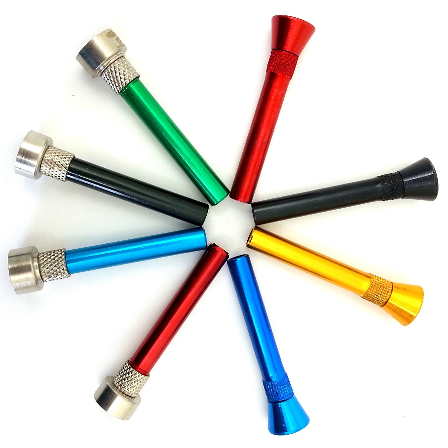 ASSORTED COLORED METAL STEM 5 INCHES