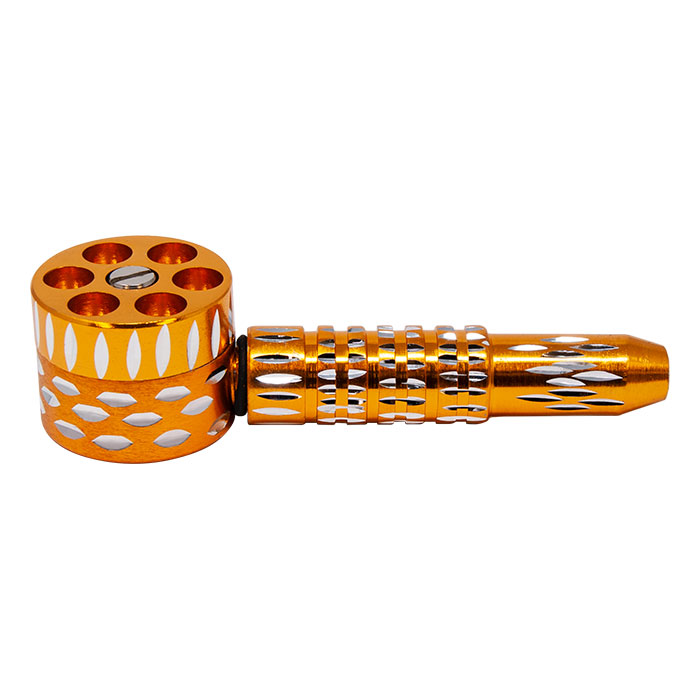 COLORED ANODISED SIX SHOOTER PIPE