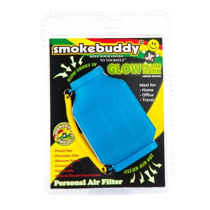 SMOKE BUDDY JUNIOR GLOW BLUE