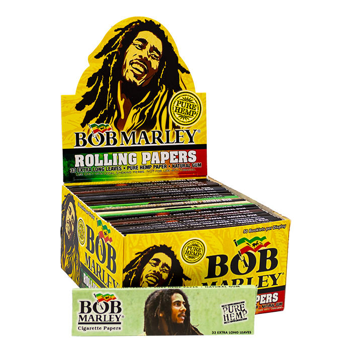 Bob Marley Pure Hemp King Size Rolling Paper Ct 50