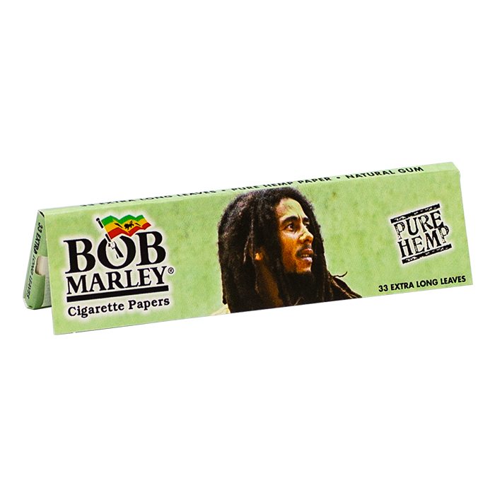 Bob Marley Pure Hemp King Size Rolling Paper Ct 50