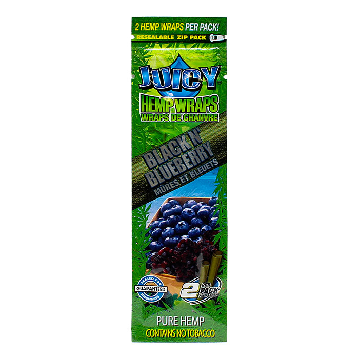 Juicy Jay Hemp Wraps Black n blueberry