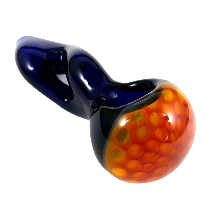 Twin Colored Twisted Glass Pipe