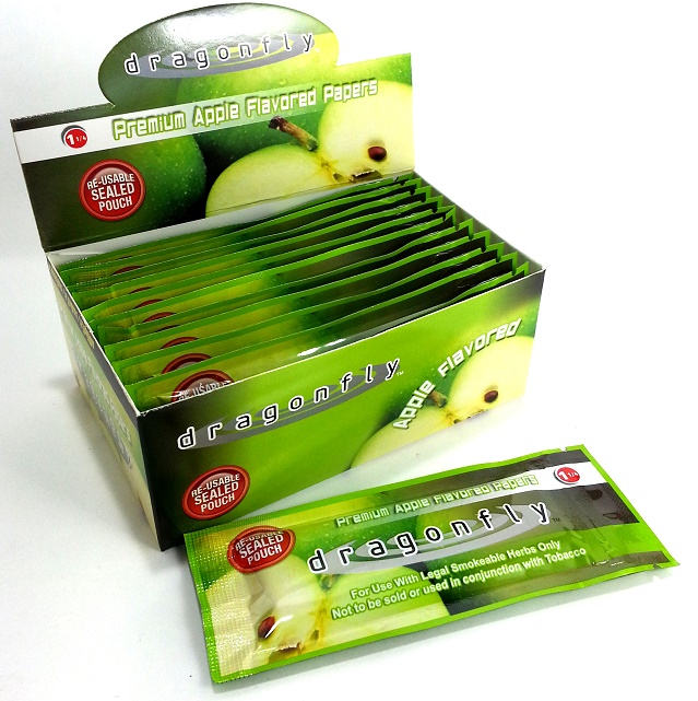 Dragon Fly Rolling Papers Apple 1 1/4
