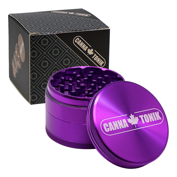 CANNATONIK  ANODIZED ALUMINIUM GRINDER 63 MM PURPLE