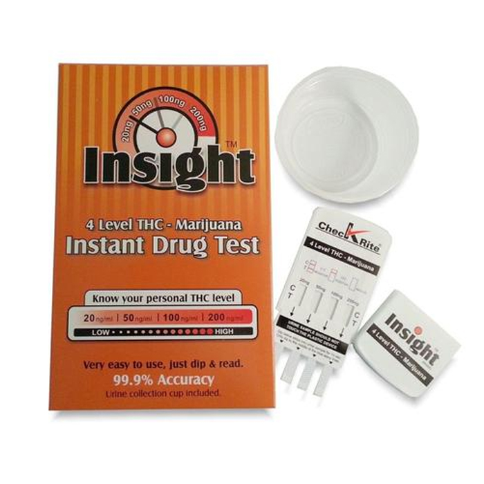 INSIGHT INSTANT 4 LEVEL DRUG THC TEST