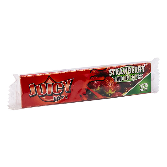 Juicy Jay Strawberry King Size Rolling Paper Ct 24