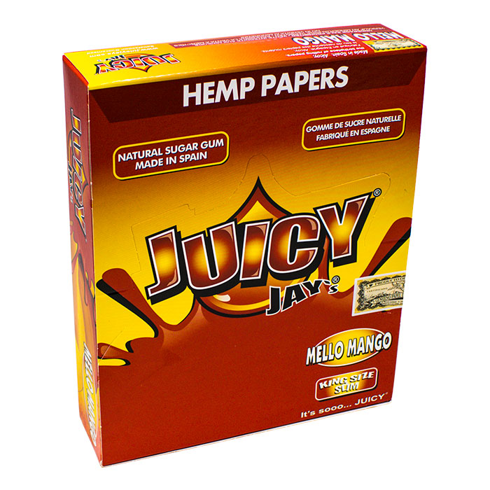 Juicy Jay Rolling Papers Mello Mango King Size Ct 24