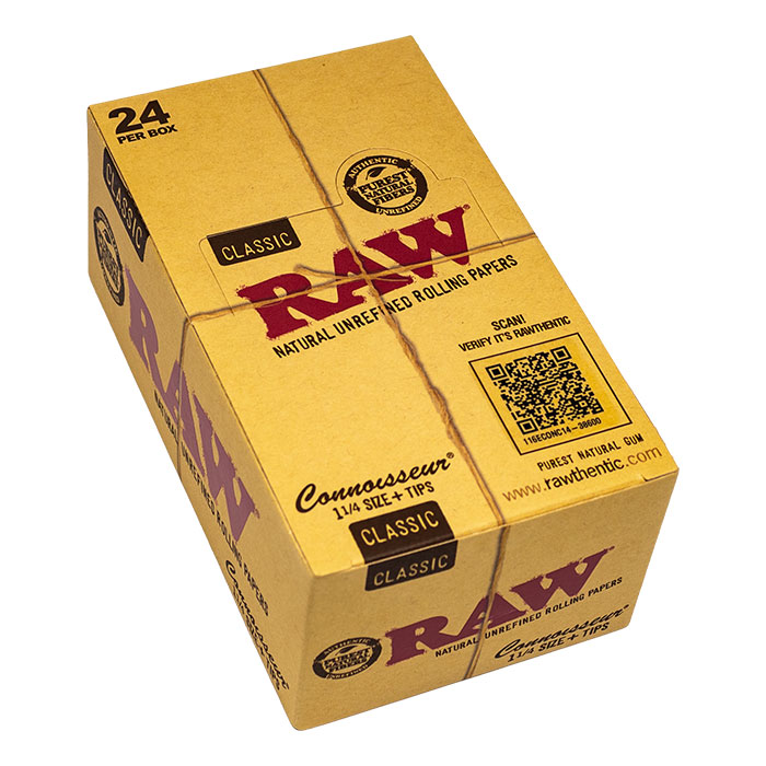 RAW Classic Connoisseur 1.25 With Tips