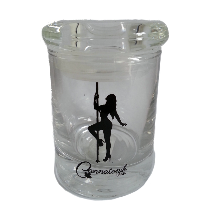 Cannatonik Pole Girl Airtight Glass Jar 3 Inches