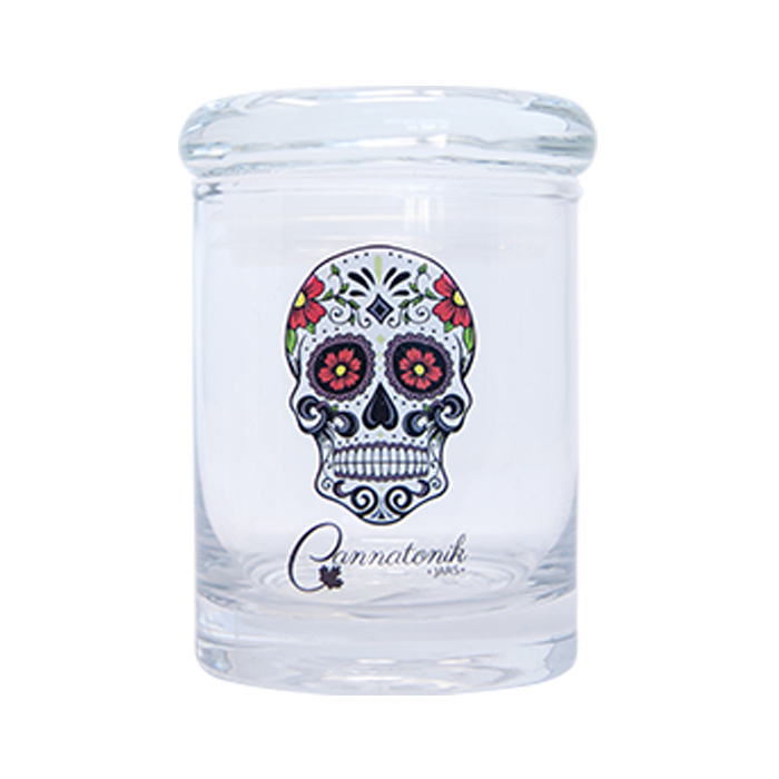 Cannatonik Skull Airtight Glass Jar