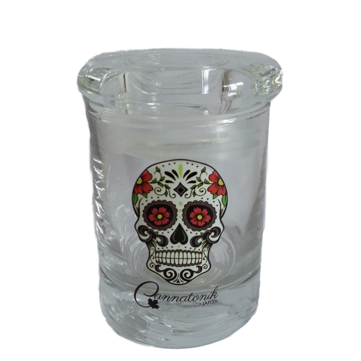 Cannatonik Skull Airtight Glass Jar