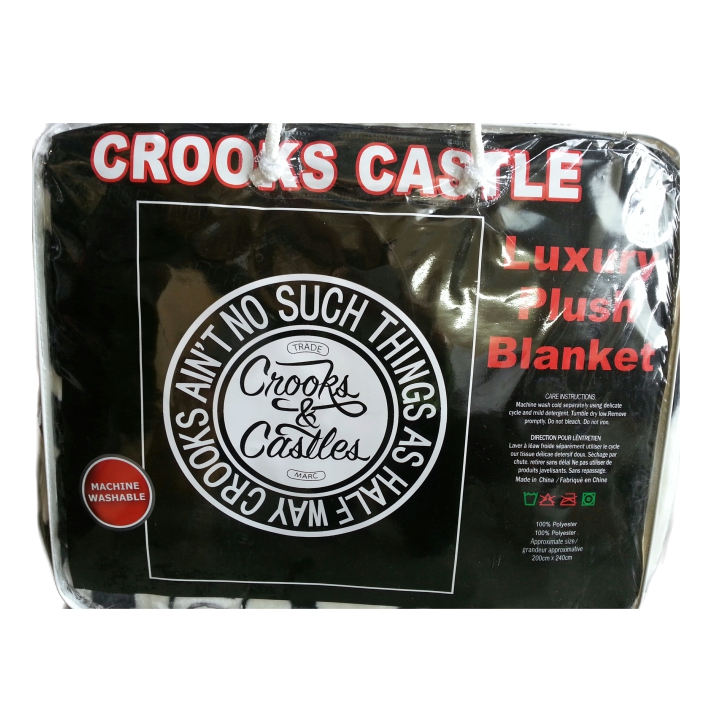 Crooks And Castle Queen plush Blanket