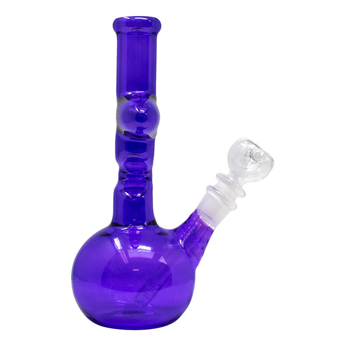 Blue Twisted 8 Inches Glass Bong