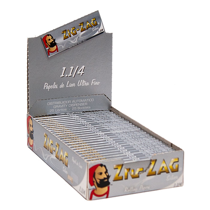 Zig Zag Silver Ultra Fine Rolling Papers 1 1/4