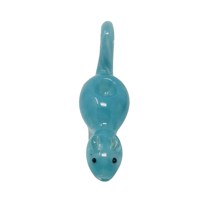 Sky Blue Rat Glass Pipe