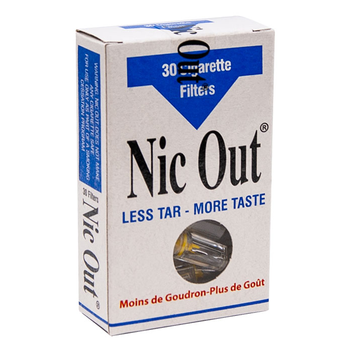 NIC OUT CIGARETTE FILTERS DISPLAY OF 20