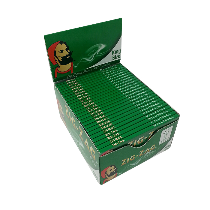 Zig Zag Green Rolling Paper King Size