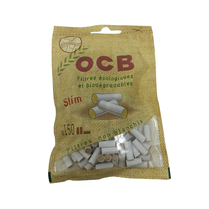 OCB SLIM ORGANIC 150 FILTERS IN ONE SACHETS