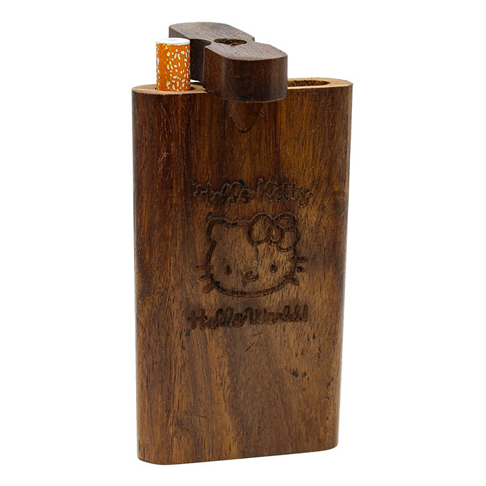 HELLO KITTY WOODEN DUGOUT 4" INCHES