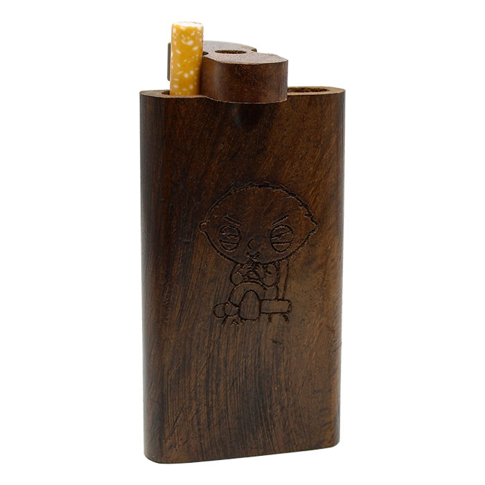 STEWIE WOODEN DUGOUT 4 INCHES