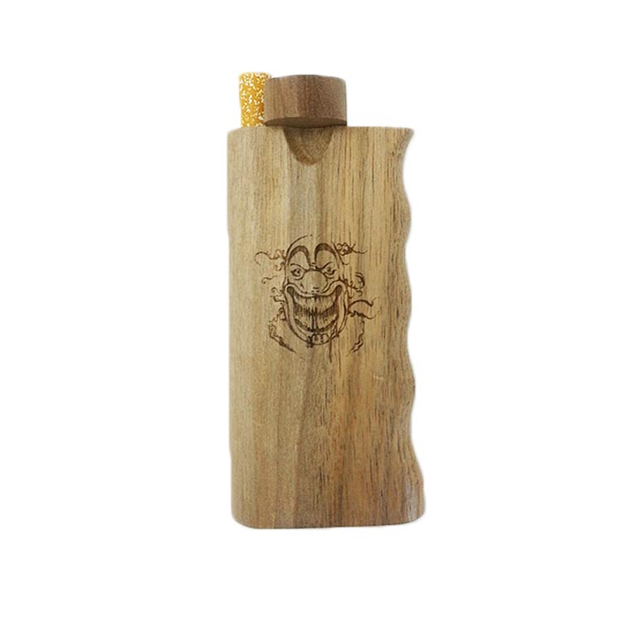 CLOWN WOODEN DUGOUT 4 INCHES