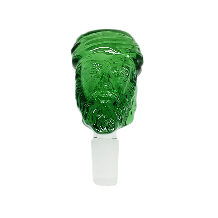 GREEN GLASS BOWL 14 MM