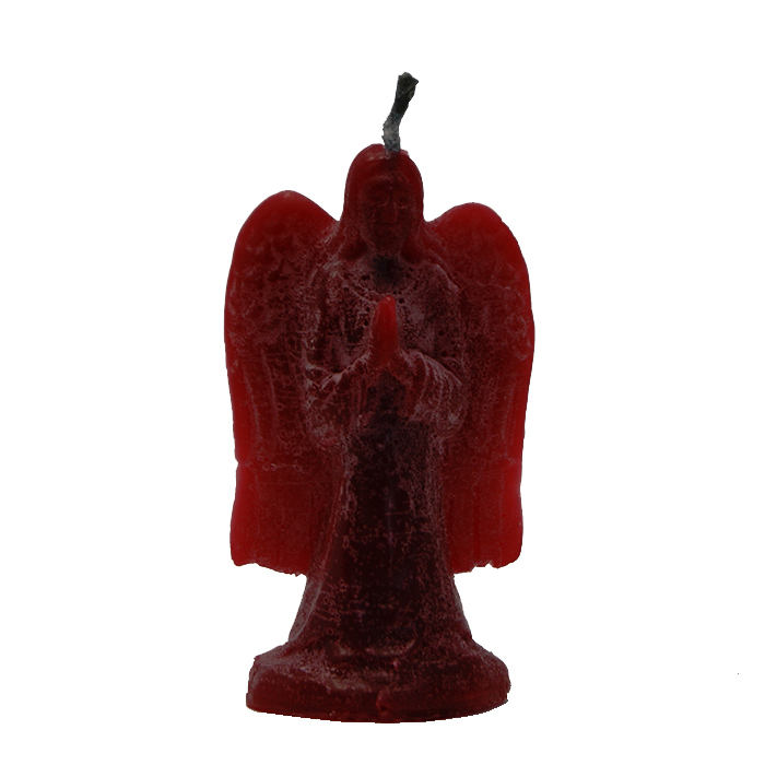CANADIAN HAND MADE RED ANGEL CANDLE