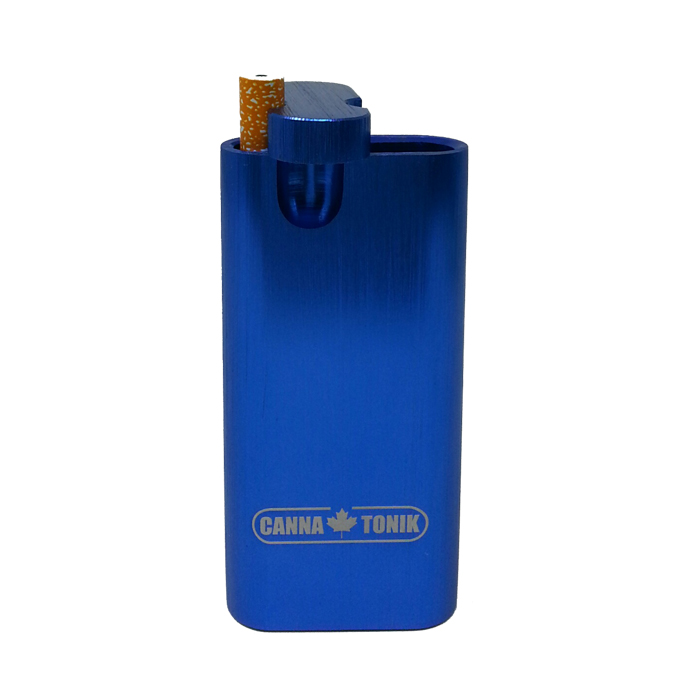 BLUE ALUMINIUM DUGOUT WITH ONE HITTER