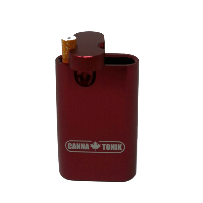 Red Aluminium Dugout with one hitter